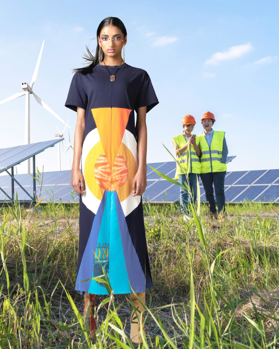 Designer Conner Ives on his stellar sustainable label, as he conjures one standout collection a year from his studio in Tottenham. Solar Panels. Engineers. fashion meets tech