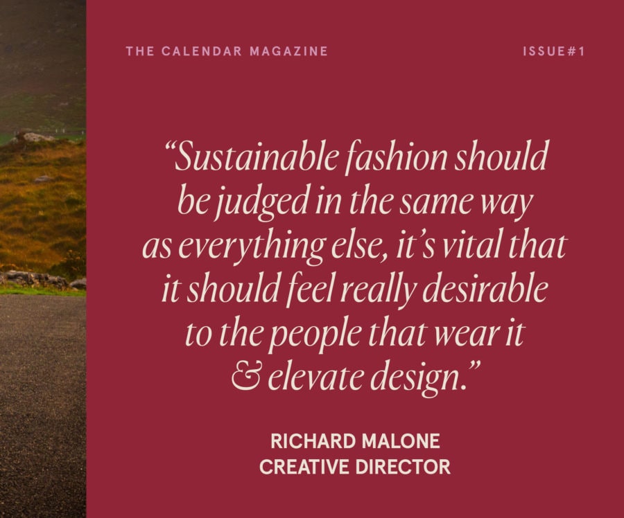 Designer Richard Malone on creating bespoke, intimate pieces built for the considered customers who inspire him. High-fashion bordering on art.