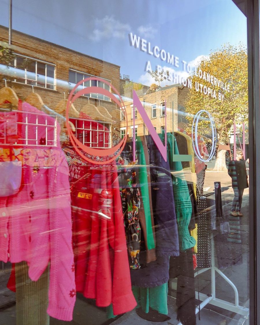 Shop window. Colourful clothes. Inside the game changing fashion rental brand – and its freshly-launched pop-up – with Onloan founders Tamsin Chilsett and Natalie Hasseck.