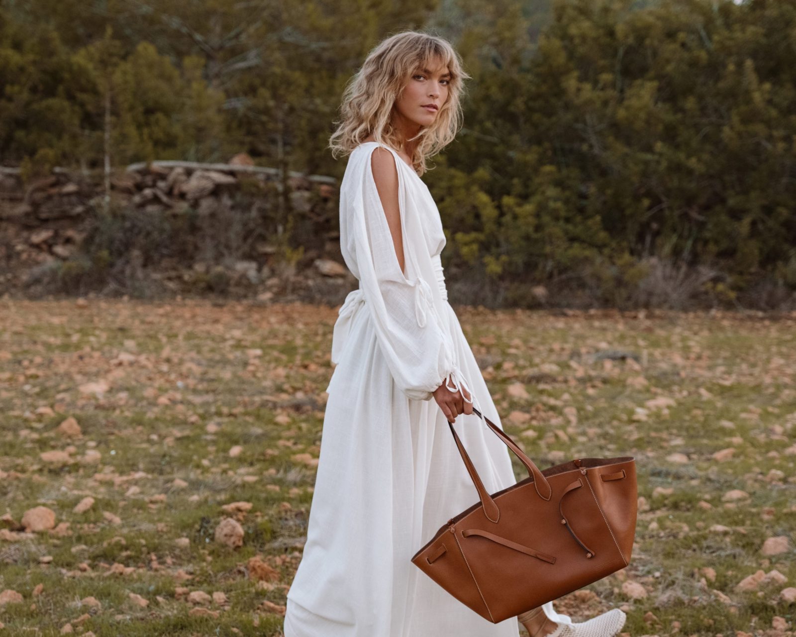Arizona Muse, Anya Hindmarch has created an ingenious - and deeply covetable - bag collection that can decompose back to earth