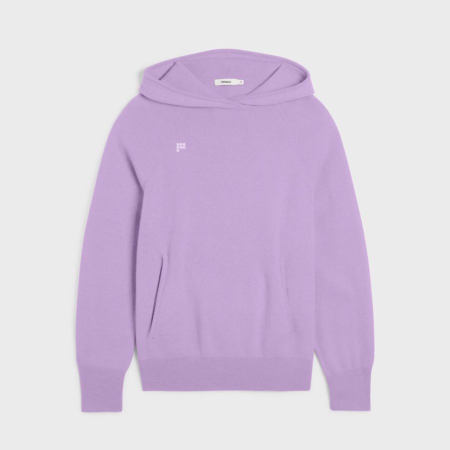 Recycled cashmere hoodie