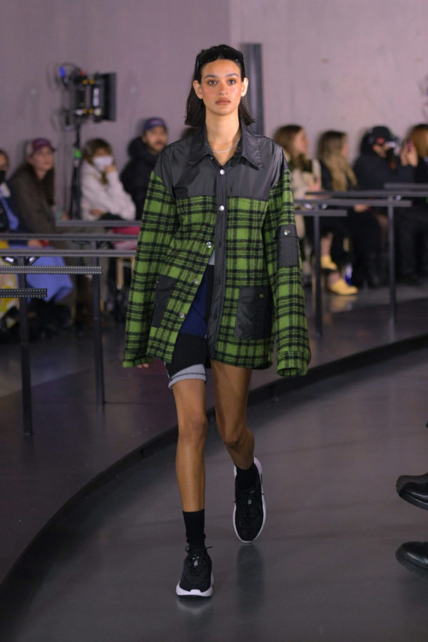 Division green tartan jacket. Calendar's edit of standout moments from Copenhagen Fashion Week AW22, including Ganni, Skall Studio and Jade Cropper.