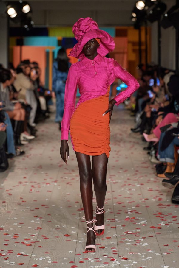 Pryia Ahluwalia. Calendar’s edit of key moment’s from the catwalk shows at London Fashion Week AW22, including Ahluwalia, Conner Ives and Harris Reed.
