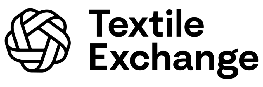 Textile Exchange Logo. Claire Bergkamp, formerly of Stella McCartney, is now COO of Textile Exchange and on a mission to transform the fashion industry.